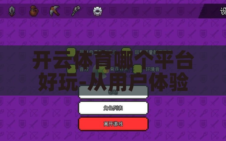 开云体育哪个平台好玩-从用户体验出发——揭秘开云体育哪个平台更好玩，从用户体验出发，开云体育平台大比拼