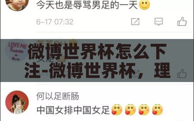 微博世界杯怎么下注-微博世界杯，理智玩球的艺术，微博世界杯，掌握理智，玩转足球下注的艺术