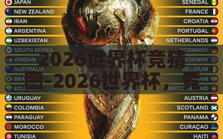 2026世界杯竞猜图-2026世界杯，竞猜热潮的全球盛宴，2026世界杯，竞猜热潮席卷全球