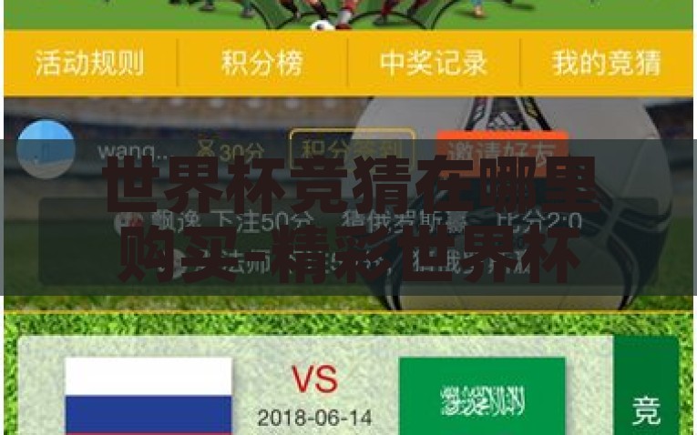 世界杯竞猜在哪里购买-精彩世界杯，竞猜乐趣就去这里购！精选世界杯竞猜，尽享竞猜乐趣