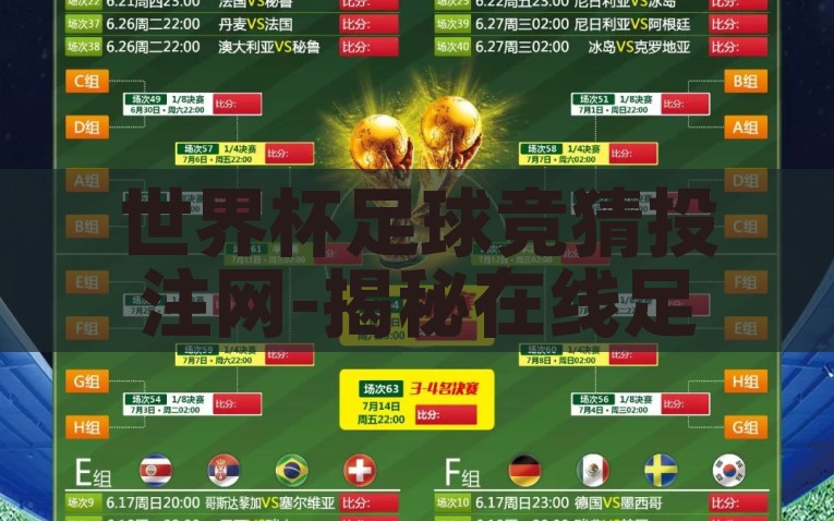 世界杯足球竞猜比分-世界杯足球竞猜比分的狂热与乐趣，足球盛宴，世界杯竞猜比分的狂热与娱乐