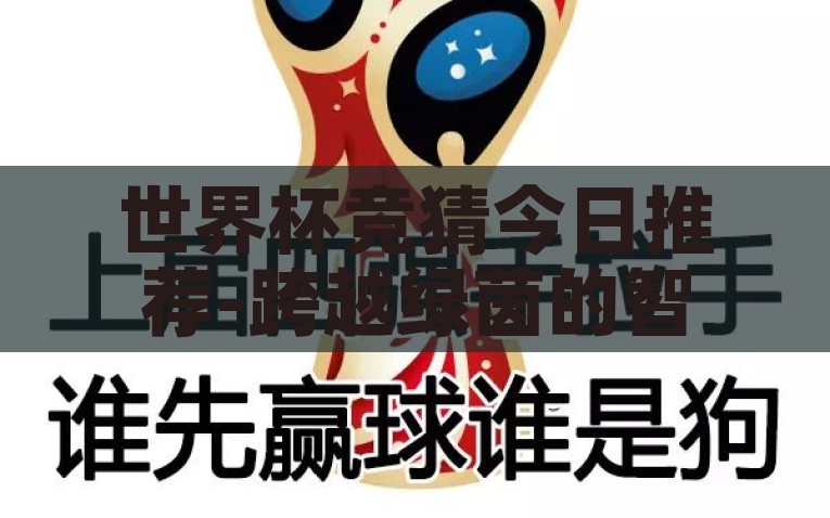 竞彩足球 世界杯竞猜-足坛盛事，竞彩足球与世界杯竞猜的激情碰撞，足坛盛事，竞彩足球与世界杯竞猜的激情碰撞