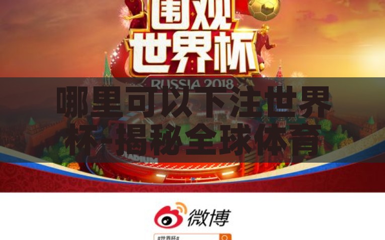 哪里可以下注世界杯-揭秘全球体育赛事的热点，世界杯的下注平台大观，揭秘全球体育赛事的热点，哪里能找到世界杯下注的平台
